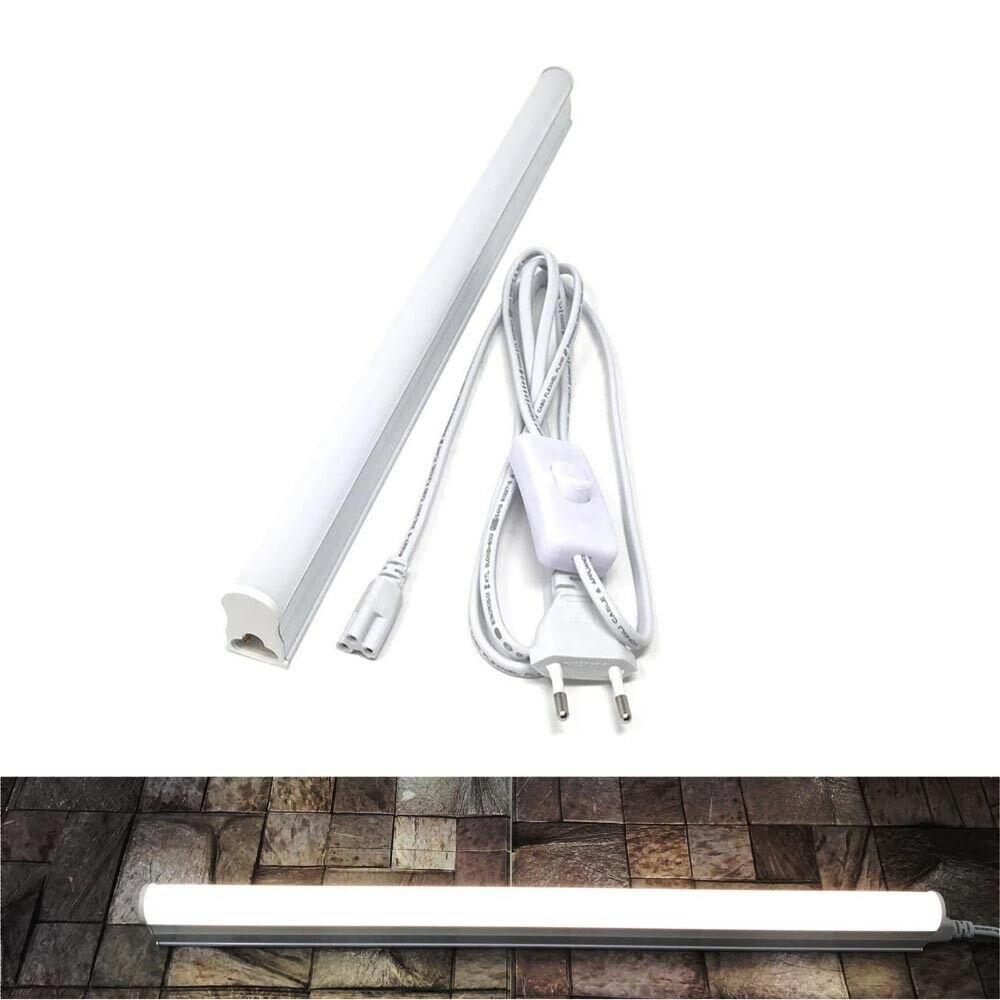 SOTTOPENSILE LUCE NATURALE 4000K SPINA INTERRUTTORE ON OFF NEON 9 W T5 CAVO 220V