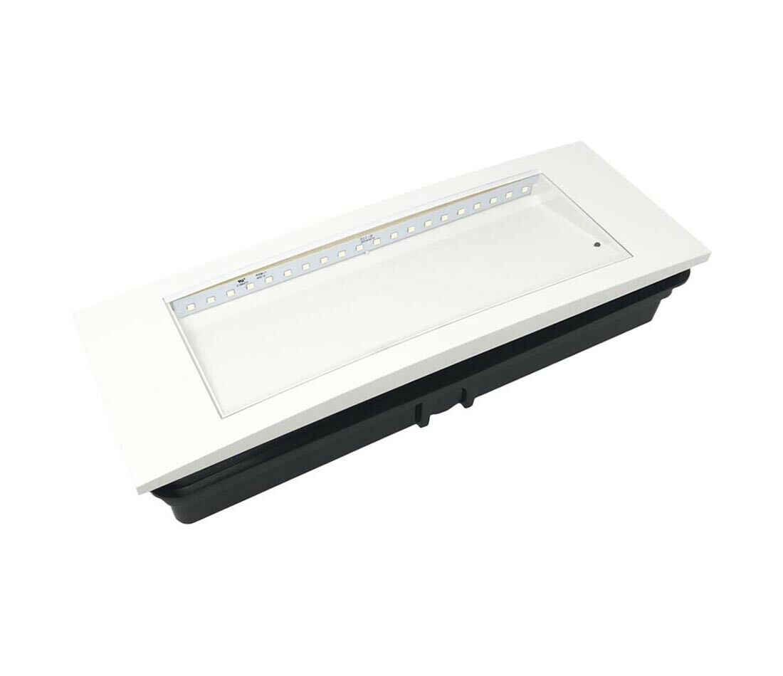 LAMPADA EMERGENZA 20 LED LUCE BIANCA 6000K CLIP SAMSUNG BATTERIA LITIO V-TAC