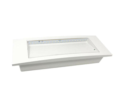 LAMPADA EMERGENZA 20 LED LUCE BIANCA 6000K CLIP SAMSUNG BATTERIA LITIO V-TAC