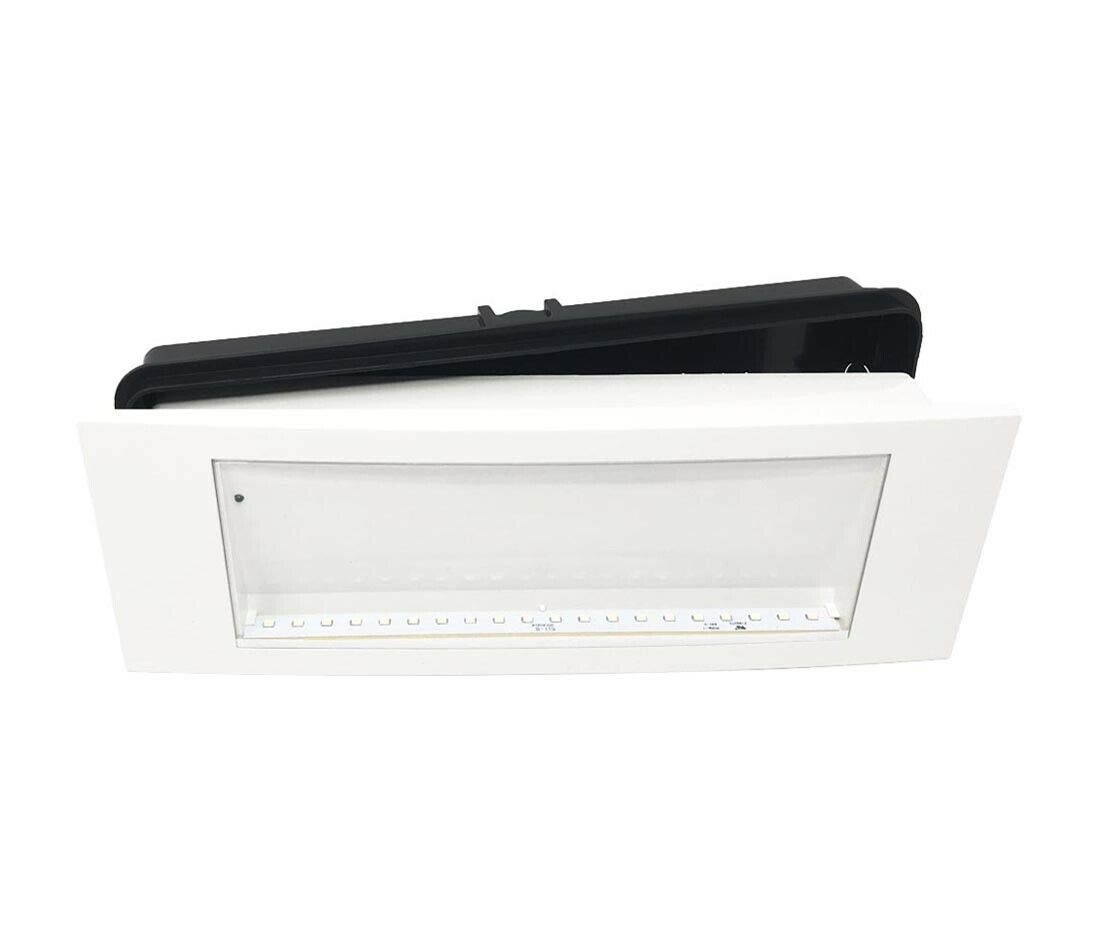 LAMPADA EMERGENZA 20 LED LUCE BIANCA 6000K CLIP SAMSUNG BATTERIA LITIO V-TAC