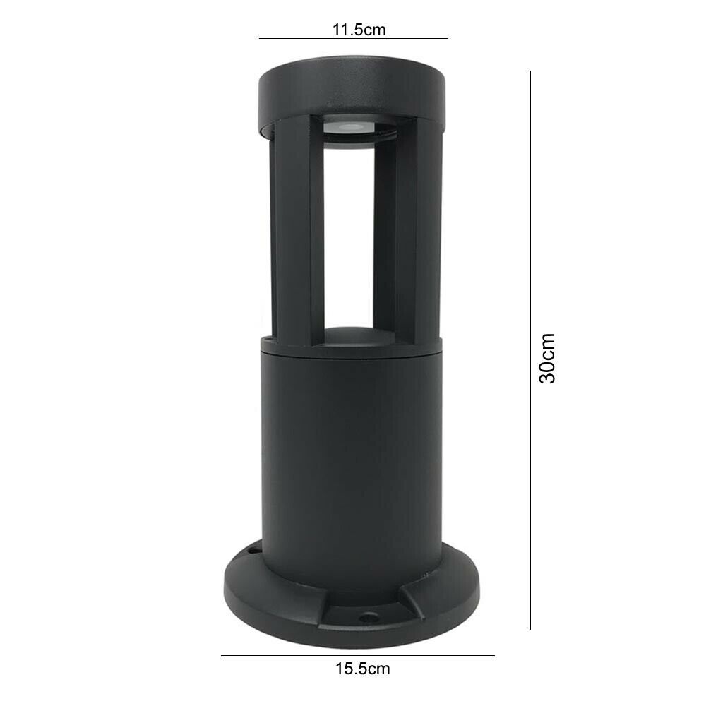 KOVALMAX LAMPIONE LED DA GIARDINO LAMPADA 12 W LUCE BIANCA IP65 TERRA