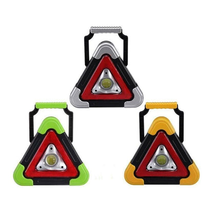 SOS TRIANGOLO LAMPEGGIANTE SEGNALATORE EMERGENZA STRADALE LAMPADA LED STROBO