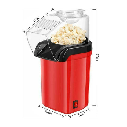 MACCHINA PER POPCORN ELETTRICA 1200W AD ARIA CALDA SENZA GRASSI