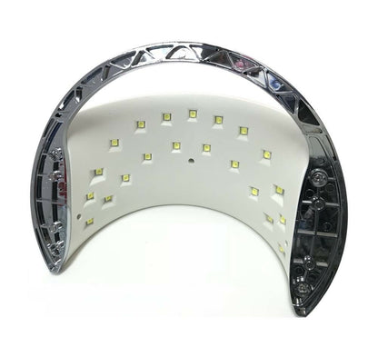 LAMPADA 48W 21 LED UV RICOSTRUZIONE UNGHIE GEL NAIL ART TIMER 30 60 SENSORE