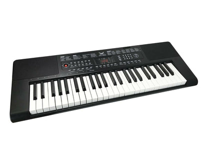 PIANOFORTE TASTIERA MUSICALE PIANOLA . ELETTRICA 49 TASTI BIANCHI E NERI MICROFONO