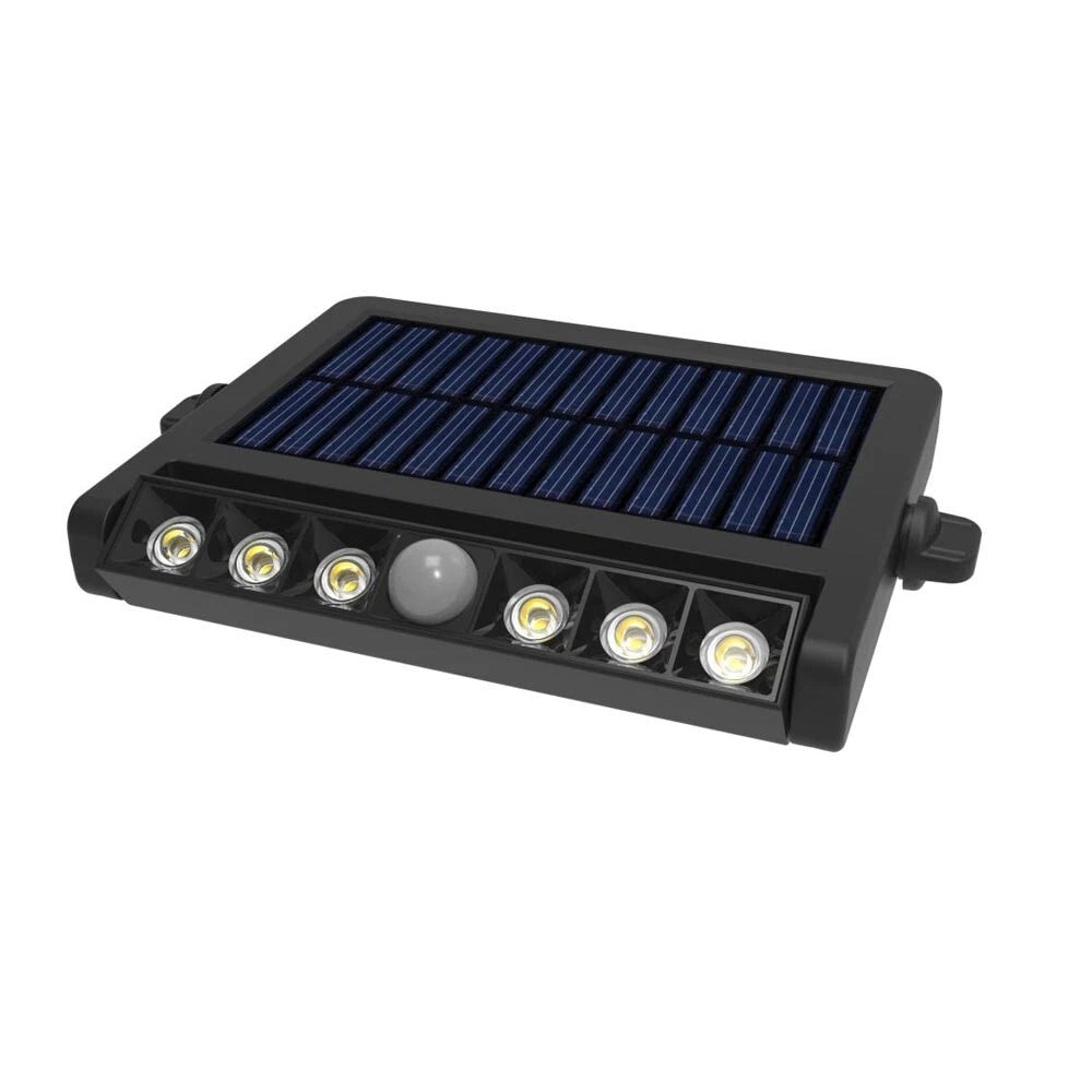 APPLIQUE LED LAMPADA CON SENSORE E PANNELLO SOLARE 3 CCT ESTERNO