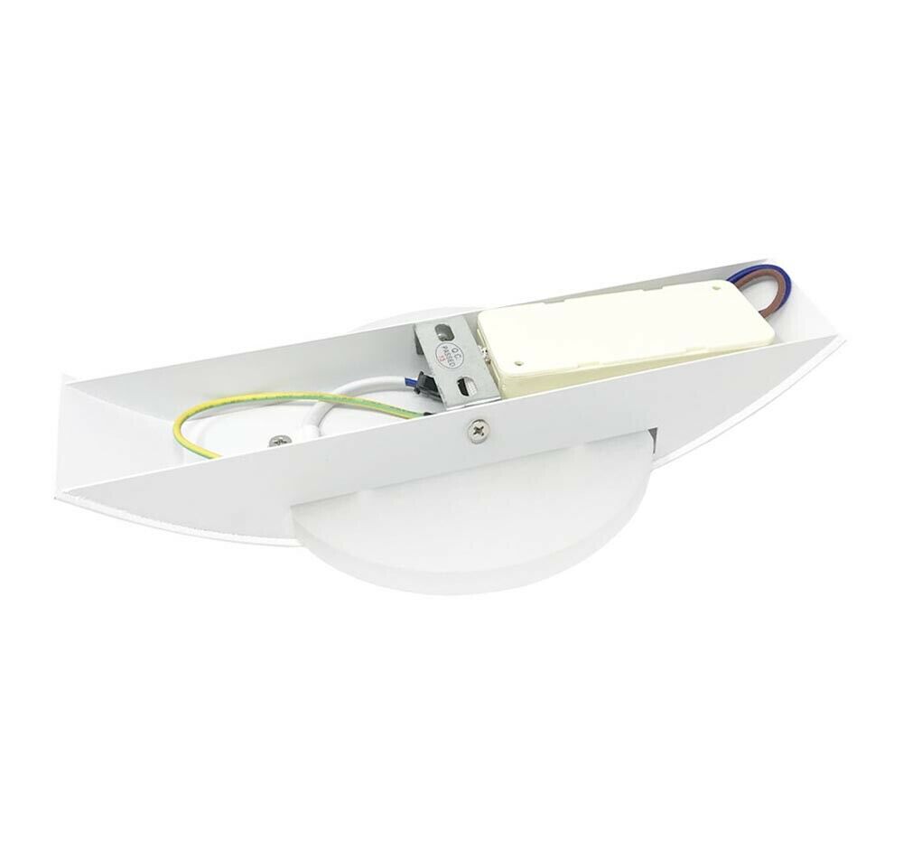 APPLIQUE LED DA PARETE DOPPIA EMISSIONE LAMPADA 8 WATT LUCE CALDA E17-BC