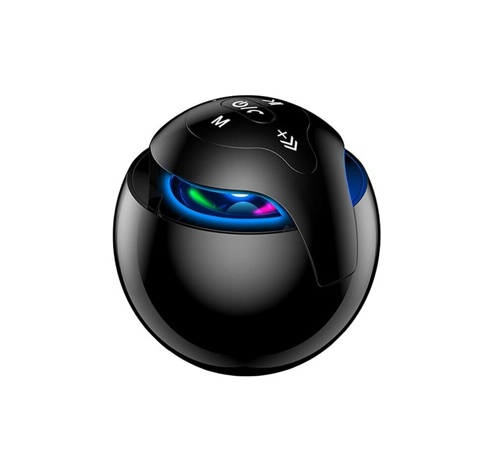 MINI CASSA BLUETOOTH VIVAVOCE MINICASSA SPEAKER ALTOPARLANTE CON LUCE RGB
