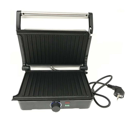 BISTECCHIERA ELETTRICA 1200 W GRIGLIA . ANTIADERENTE PIASTRE OSCILLANTI
