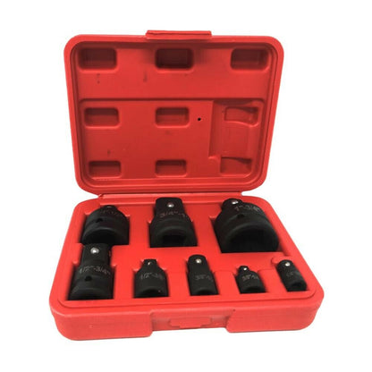 KIT 8 ADATTATORI RIDUTTORI IMPATTO BUSSOLE ARIA COMPRESSA