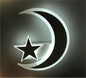 APPLIQUE A LED LUNA LUCE E STELLA LUCE BIANCA LAMPADA LUMETTO STILE MODERNO 11W