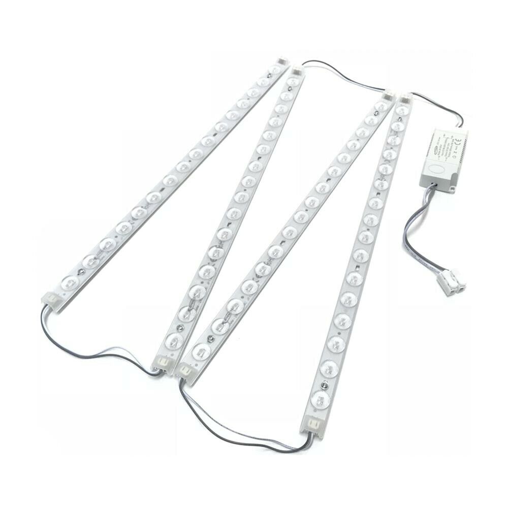 BARRA 64 LED LUCE CALDA PLAFONIERA 26W STRISCIA RIGIDA CALAMITA