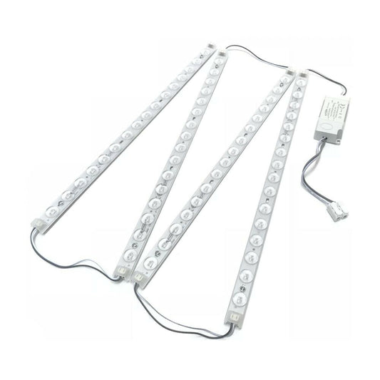 BARRA 64 LED LUCE CALDA PLAFONIERA 26W STRISCIA RIGIDA CALAMITA