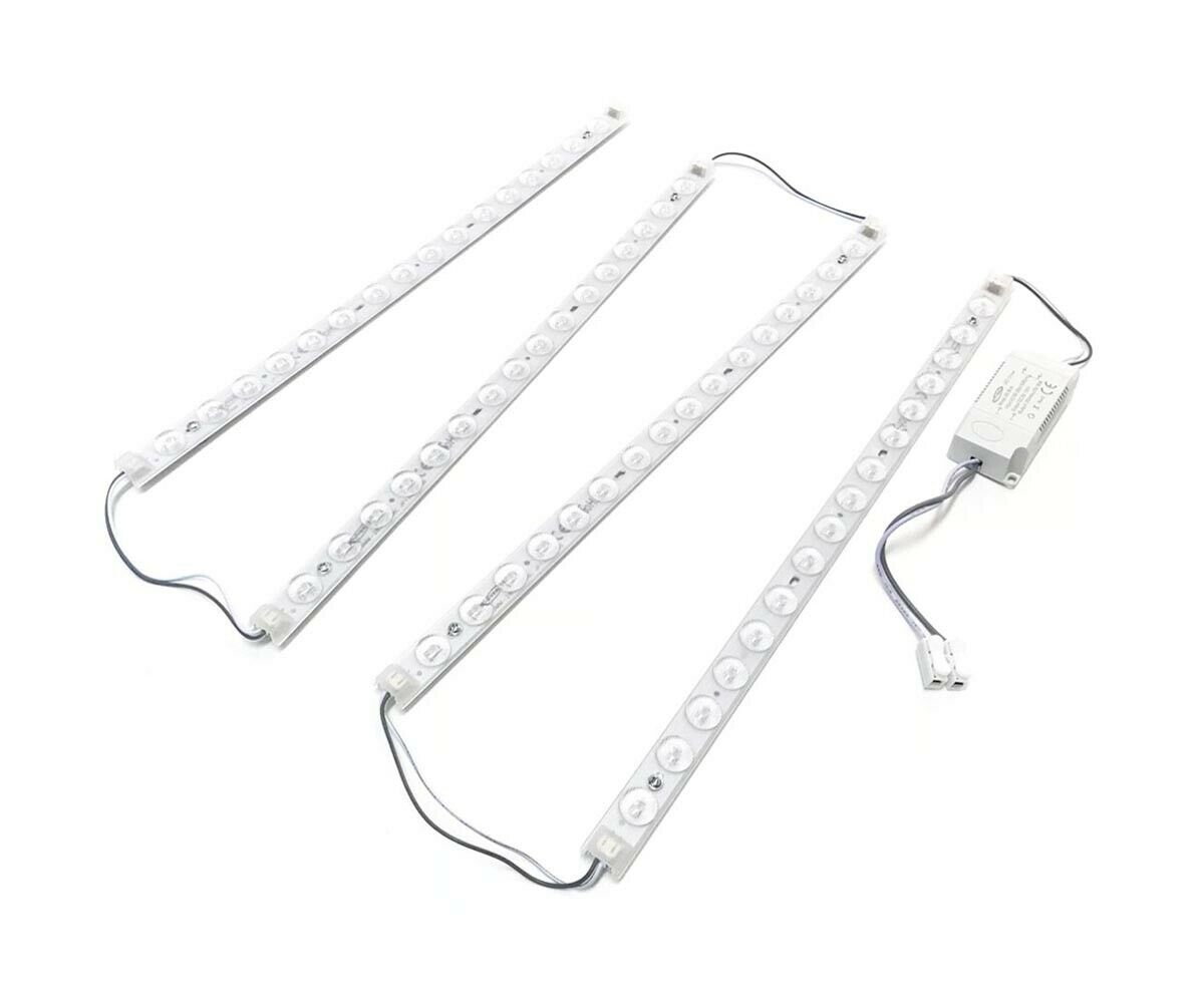 BARRA 64 LED LUCE CALDA PLAFONIERA 26W STRISCIA RIGIDA CALAMITA