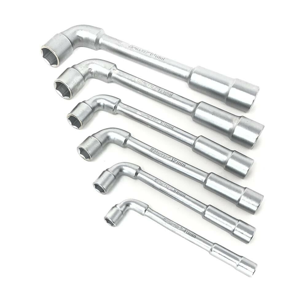 CHIAVI A TUBO L PIPA SET 6 CHIAVE MISURE 8 10 12 13 17 19 MM