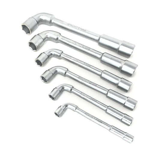 CHIAVI A TUBO L PIPA SET 6 CHIAVE MISURE 8 10 12 13 17 19 MM
