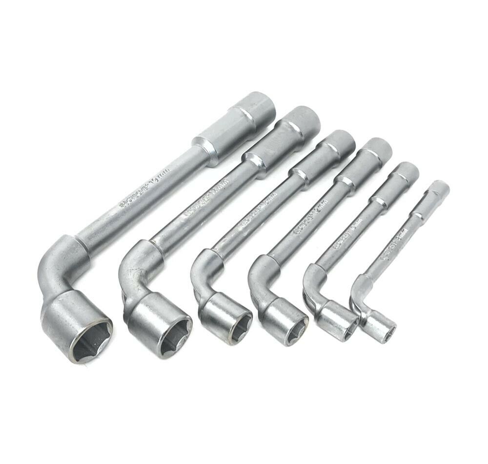 CHIAVI A TUBO L PIPA SET 6 CHIAVE MISURE 8 10 12 13 17 19 MM