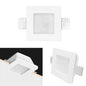PORTAFARETTO INCASSO IN GESSO VETRO SUPPORTO QUADRATO PORTA FARETTO GS-02