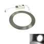 PANNELLO LED LUCE BIANCA 6500K FARETTO SLIM INCASSO 12 W IN ACCIAIO SILVER
