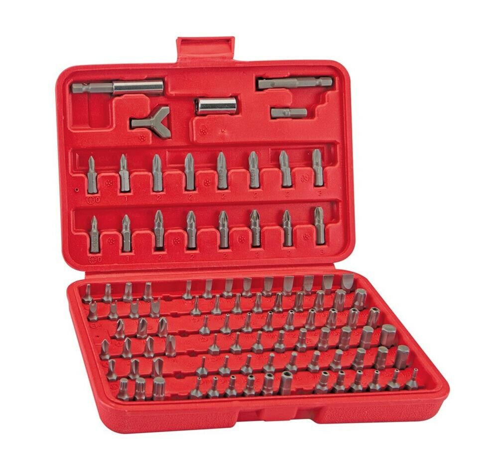 KIT 100 INSERTI MAGNETICI CACCIAVITE AVVITATORE VALIGETTA