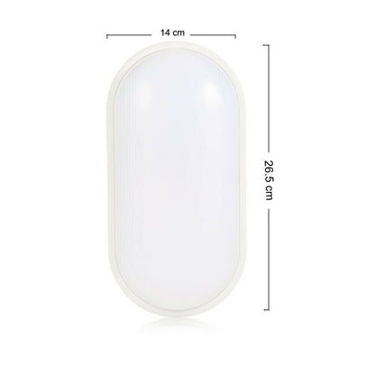 LAMPADA LED 20 WATT LUCE BIANCA 8000K APPLIQUE DA PARETE PLAFONIERA PER ESTERNO