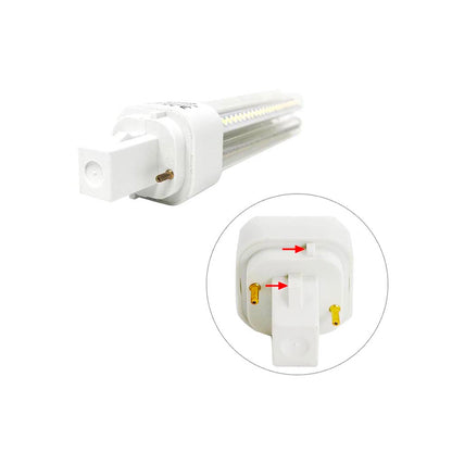 LAMPADINA LED 15 WATT G24 2 PIN LAMPADA TUBOLARE LUCE NATURALE 4000K 15 W