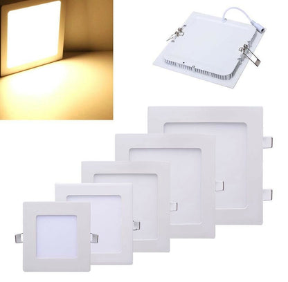 PANNELLO LED LUCE CALDA 3000K FARETTO 12 W PLAFONIERA SLIM AD INCASSO