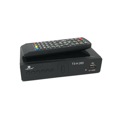 DECODER TV DVB T3 DIGITALE TERRESTRE PRESA SCART HDMI 1080P H.265 LE-A999