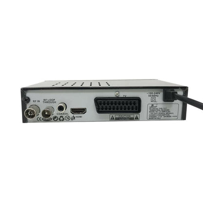 DECODER TV DVB T3 DIGITALE TERRESTRE PRESA SCART HDMI 1080P H.265 LE-A999