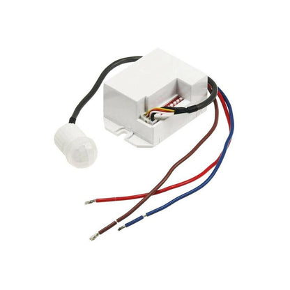 MINI SENSORE RILEVA MOVIMENTO DA INCASSO PER FARO LAMPADA LED RILEVATORE 360°