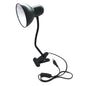 LAMPADA DA SCRIVANIA BRACCIO FLESSIBILE LUMETTO CON PINZA E27 LUME NERO