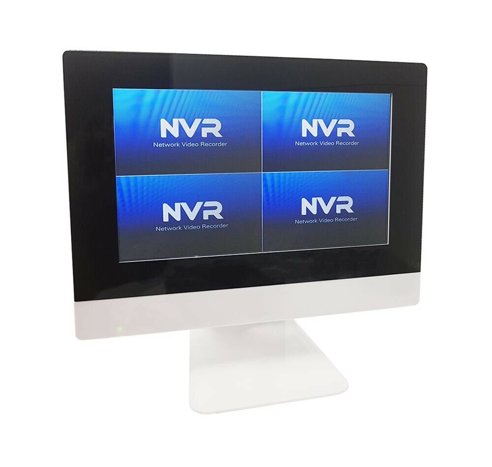 KIT VIDEOSORVEGLIANZA WIFI DVR NVR IPCAM 4CH MONITOR LCD 10 4 TELECAMERA HD