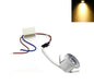 FARETTO LED 1W A INCASSO SILVER PUNTO LUCE LUCE CALDA