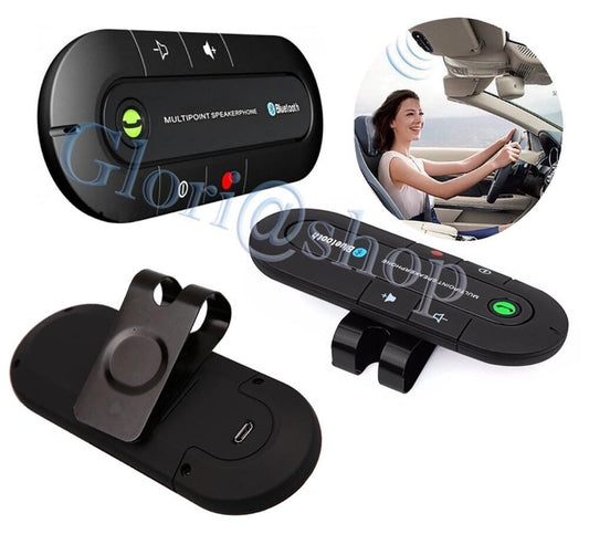 KIT VIVAVOCE BLUETOOTH V3.0 PER AUTO UNIVERSALE TRASMETTITORE CELLULARE