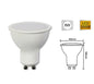 FARETTO LED 6 WATT GU10 AD INCASSO LAMPADINA 6W LUCE CALDA