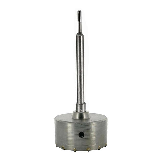 FRESA MURO CAROTATRICE TAZZA 130MM ATTACCO SDS PLUS 60CM PROLUNGA PUNTE TRAPANO
