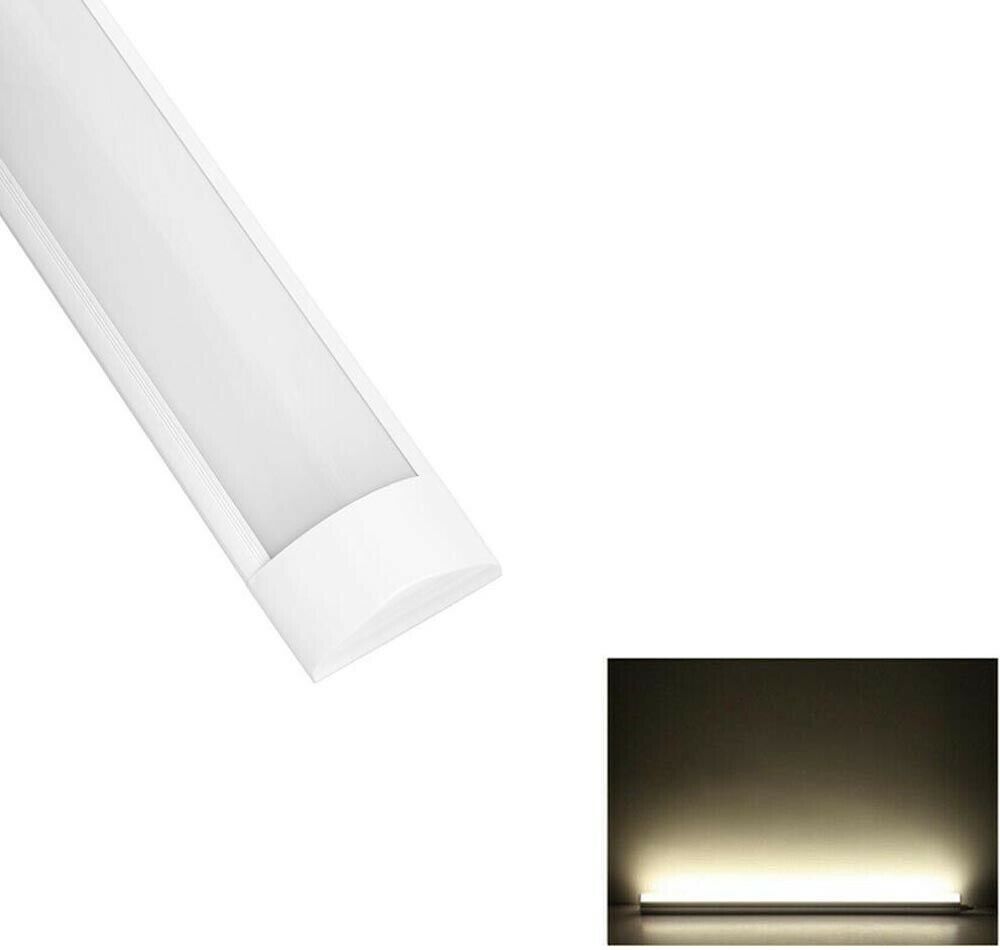 PLAFONIERA LED 27 WATT DA SOFFITTO PARETE SOTTOPENSILE SLIM 60 CM LUCE NATURALE