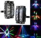 FARO 8 LED RGB DA DISCOTECA LUCE . ROTANTE EFFETTI STROBO RITMO DI MUSICA CREE DMX