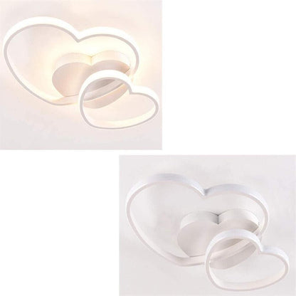 PLAFONIERA LED 3 CUORI LAMPADARIO 31 WATT LUCE NATURALE 4000K STILE MODERNO