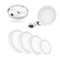 PLAFONIERA TONDA 6 W LAMPADA PANNELLO LED LUCE BIANCA