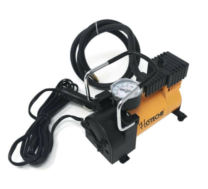 COMPRESSORE 12V AD ARIA 100 PSI MINICOMPRESORE 12 V 28 LITRI MANOMETRO