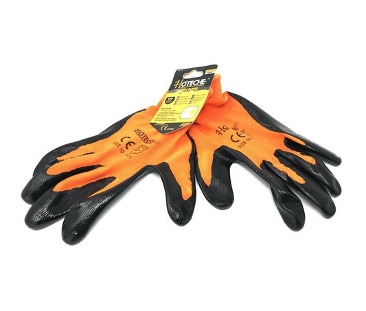 GUANTI DA LAVORO RIVESTIMENTO IN NITRILE X TEMPERATURA ALTA TAGLIA XL 10 3 PAIA