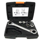 CHIAVE A CRICCHETTO REVERSIBILE 13 IN 1 14 19 MM BUSSOLE DOPPIA MISURA DA 6 A 17