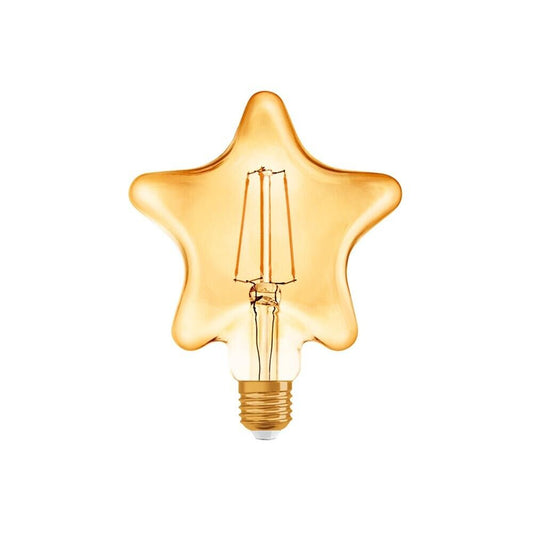 LAMPADINA LED FILAMENTO STELLA AMBRA E27 4 W STILE VINTAGE RETRO LUCE CALDA