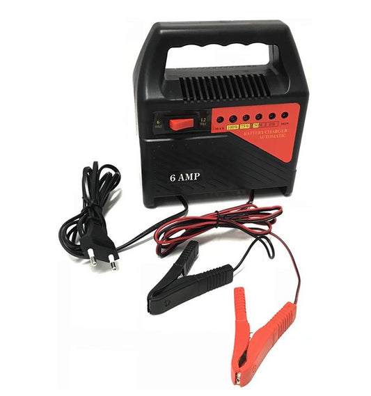 CARICABATTERIA AUTO 6 12 V PER MOTO CARICA RICARICA BATTERIA