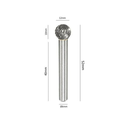 FRESA DA TRAPANO 10 MM GAMBO 6MM PUNTA ROTANTE PER INTAGLIO LEGNO ACCIAIO FERRO DX1210M06