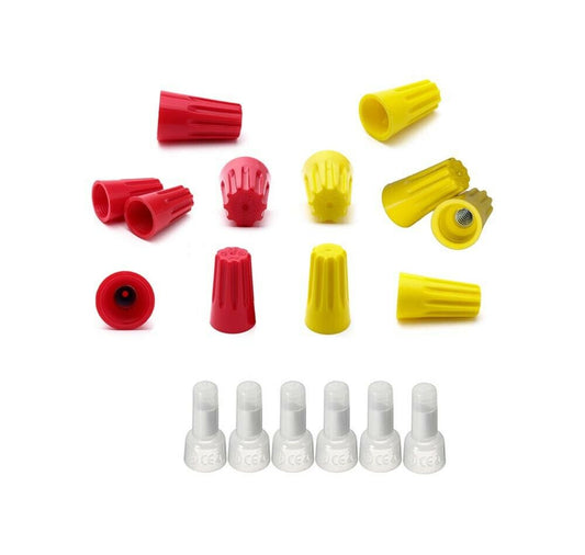 KIT 18 PEZZI CAPPUCCI TERMINALI PER CAVO ELETTRICO TAPPO CAPPUCCIO TAPPI CHIUSI