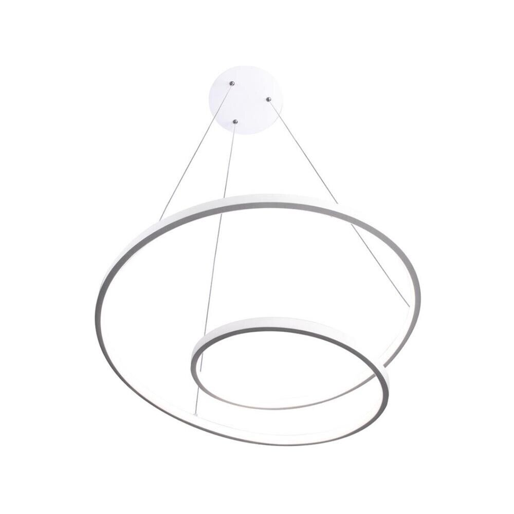 LAMPADARIO A SOSPENSIONE ANELLI INCROCIATI 38 WATT LED LUCE CALDA 3000K MODERNO