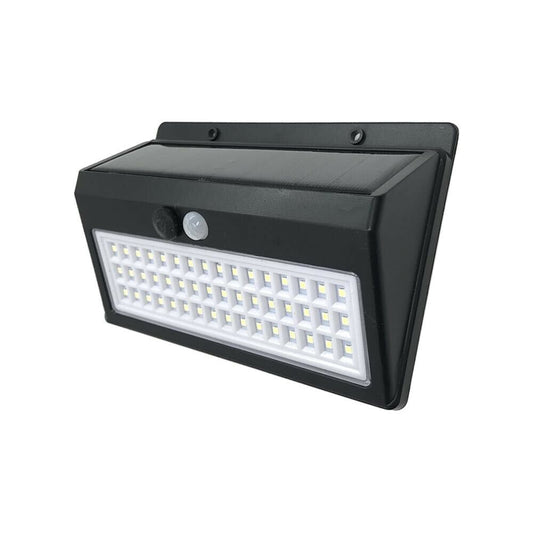 FARETTO PANNELLO SOLARE SENSORE . CREPUSCOLARE FARO 48 LED BATTERIA RICARICABILE