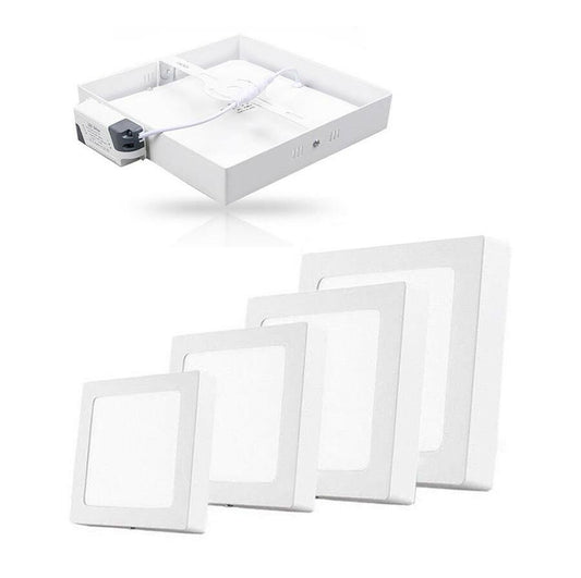 PLAFONIERA CON PANNELLO LED LUCE BIANCA LAMPADA 24 WATT